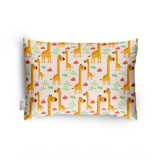 Soft Plush Printed Baby Infant Pillow for Kids Age 1 To 5 Years (Mustard)