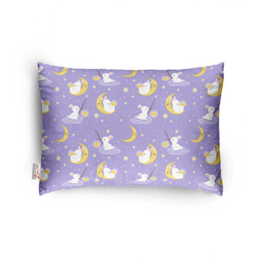 Soft Plush Printed Baby Infant Pillow for Kids Age 1 To 5 Years (Purple)