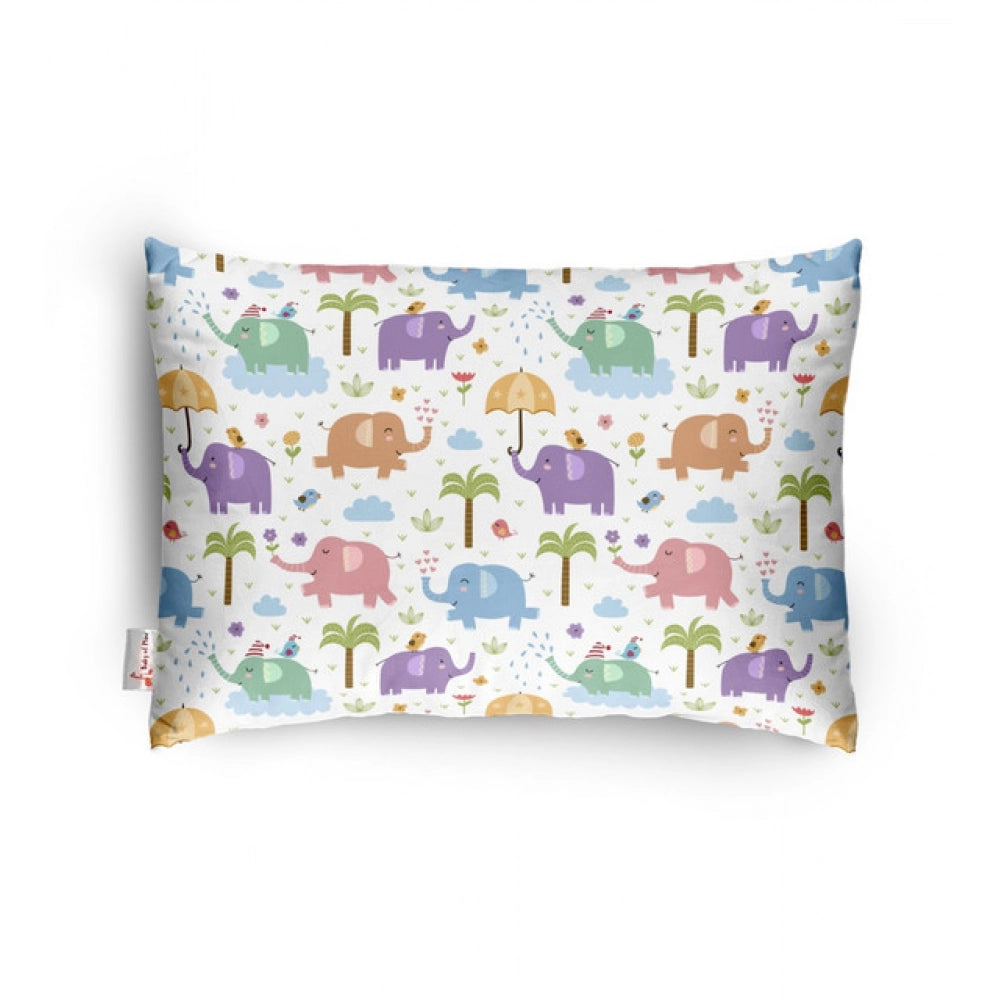Soft Plush Printed Baby Infant Pillow for Kids Age 1 To 5 Years (Multicolor)