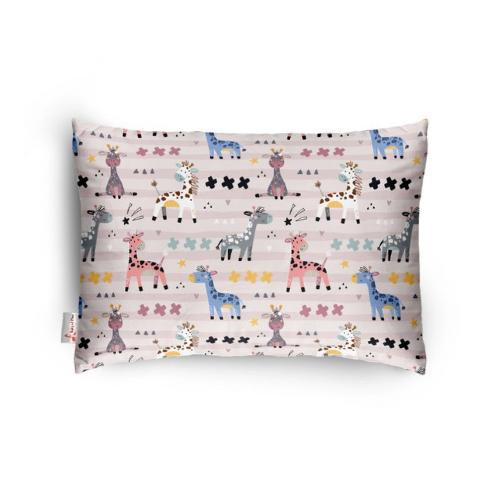 Soft Plush Printed Baby Infant Pillow for Kids Age 1 To 5 Years (Multicolor)