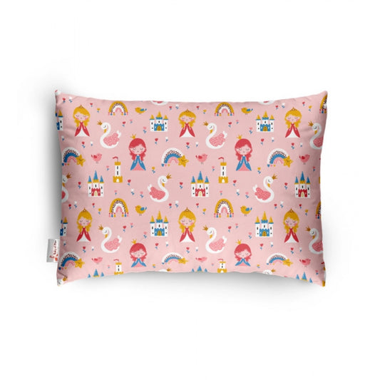 Soft Plush Printed Baby Infant Pillow for Kids Age 1 To 5 Years (Pink)