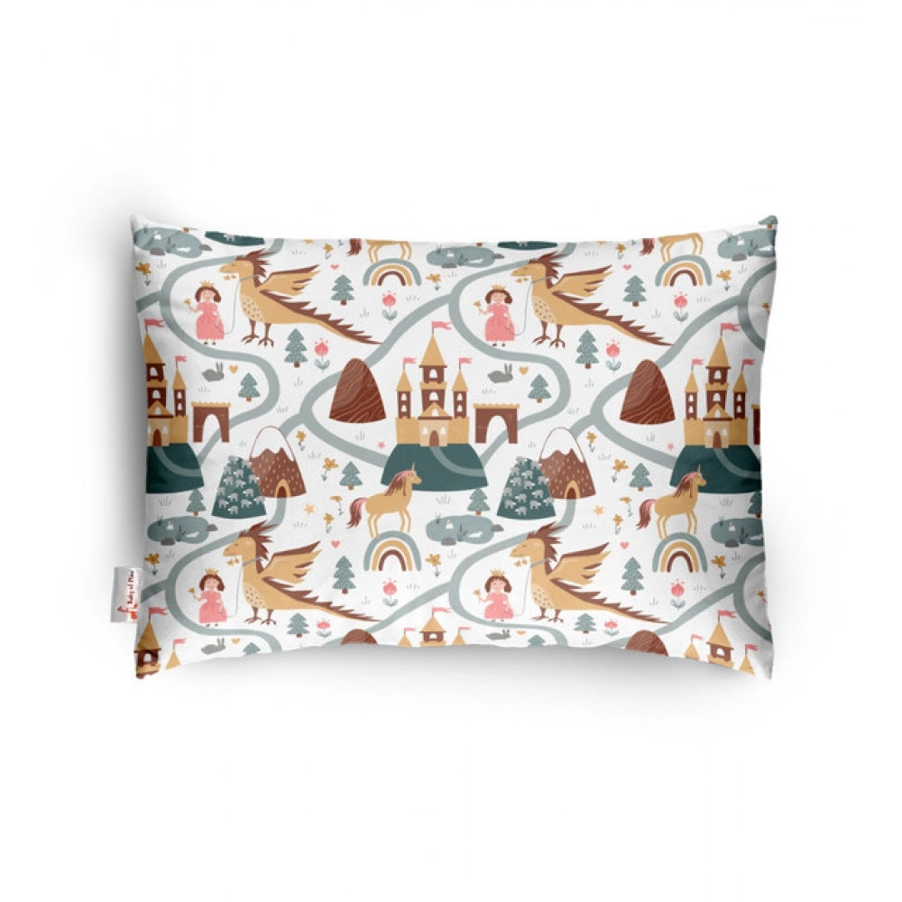 Soft Plush Printed Baby Infant Pillow for Kids Age 1 To 5 Years (Multicolor)