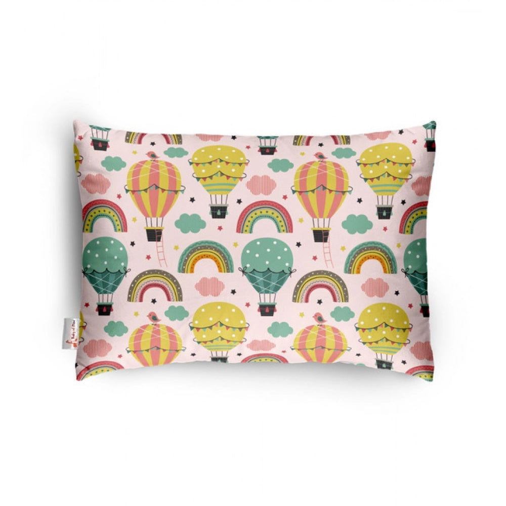 Soft Plush Printed Baby Infant Pillow for Kids Age 1 To 5 Years (Multicolor)